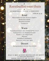 Cafetaria Lunchroom Uit De Kunst menu