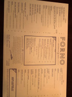 Forno Osteria Montgomery menu