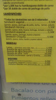 Pizzeria Verona menu