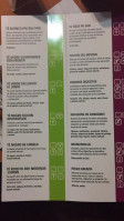 Sol De Espana menu