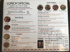 Thai Fusion Ave menu