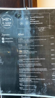 El Sargo Carbón menu