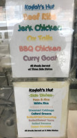 Kaylah’s Hut Plus menu