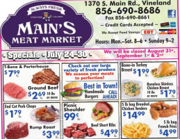 Main's Meat Market food