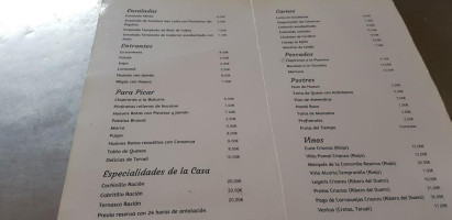 El Rancho Grande menu