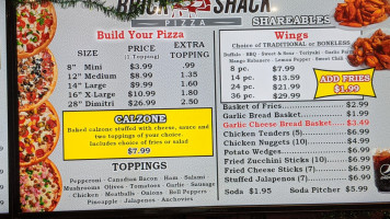 Brick Shack Pizza food