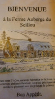 Ferme auberge du seillou menu