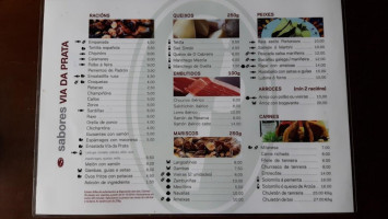 Via Da Prata menu