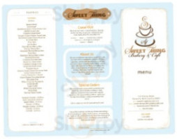 Sweet Thing Bakery menu