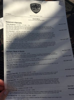 Hop Valley Brewing Company menu