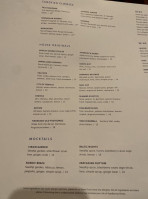 Sandfish Sushi Whiskey menu