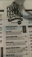 Rolling Smoke Bbq menu