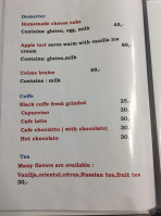 Ippi Marina menu