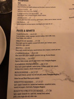 Prosecco menu