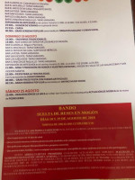 El Molinillo menu