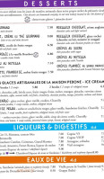 Le Quartier General menu