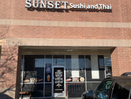 Sunset Sushi Thai outside