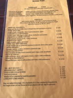 Nonna Tata menu