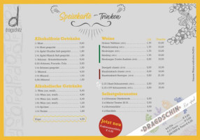 Buschenschank Dragschitz menu