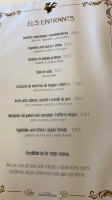 El Celler De Matadepera menu