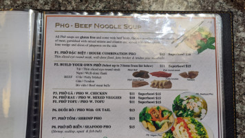 The Boiling Bowl menu