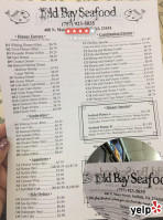 Old Bay Seafood menu