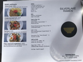 Silverlake Ramen food