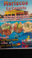 Mariscos La Cazuela menu