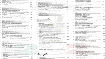 Pizzeria Italiano 222 menu