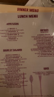 Voila French Bistro menu