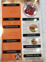 Juicy Tails menu