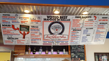 Aw Shucks Seafood Restaurant Oyster Bar inside