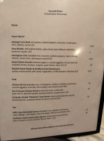 Pyramid Bistro menu