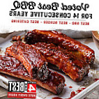 Famous Dave's B-que food