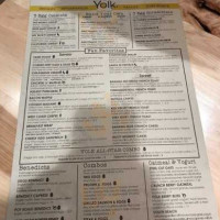 Yolk Monument Circle menu