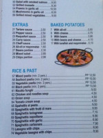 Bibabo menu