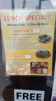 Sushi Zone food