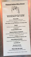 Piatanzi menu