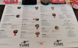 Yume Sushi Oysters food