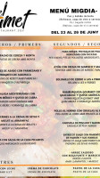 El Fumet De Sant Quirze menu