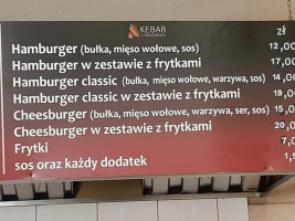 Kebab Z Gwoździem menu