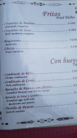 Cerveceria El Gallo menu