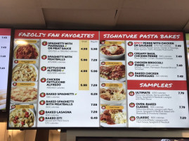 Fazoli's menu