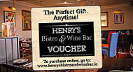 Henrys Bistro Wine food