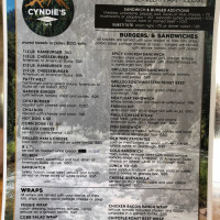 Featherville Cafe menu