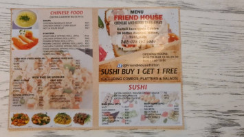 Friend House Sushi Chinese Takeaway food