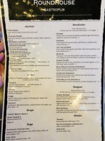 Roundhouse menu