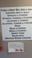 Granny's Homemade Gourmet Tamales menu