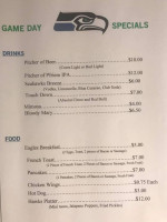 Lake Chelan Eagles Foe 2218 menu