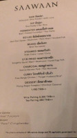 Saawaan menu